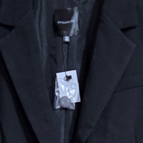 Dynamite brand new with tags women's size small jet black blazer - Picture 5 of 5
